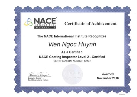 nace level 2 certificate verification.